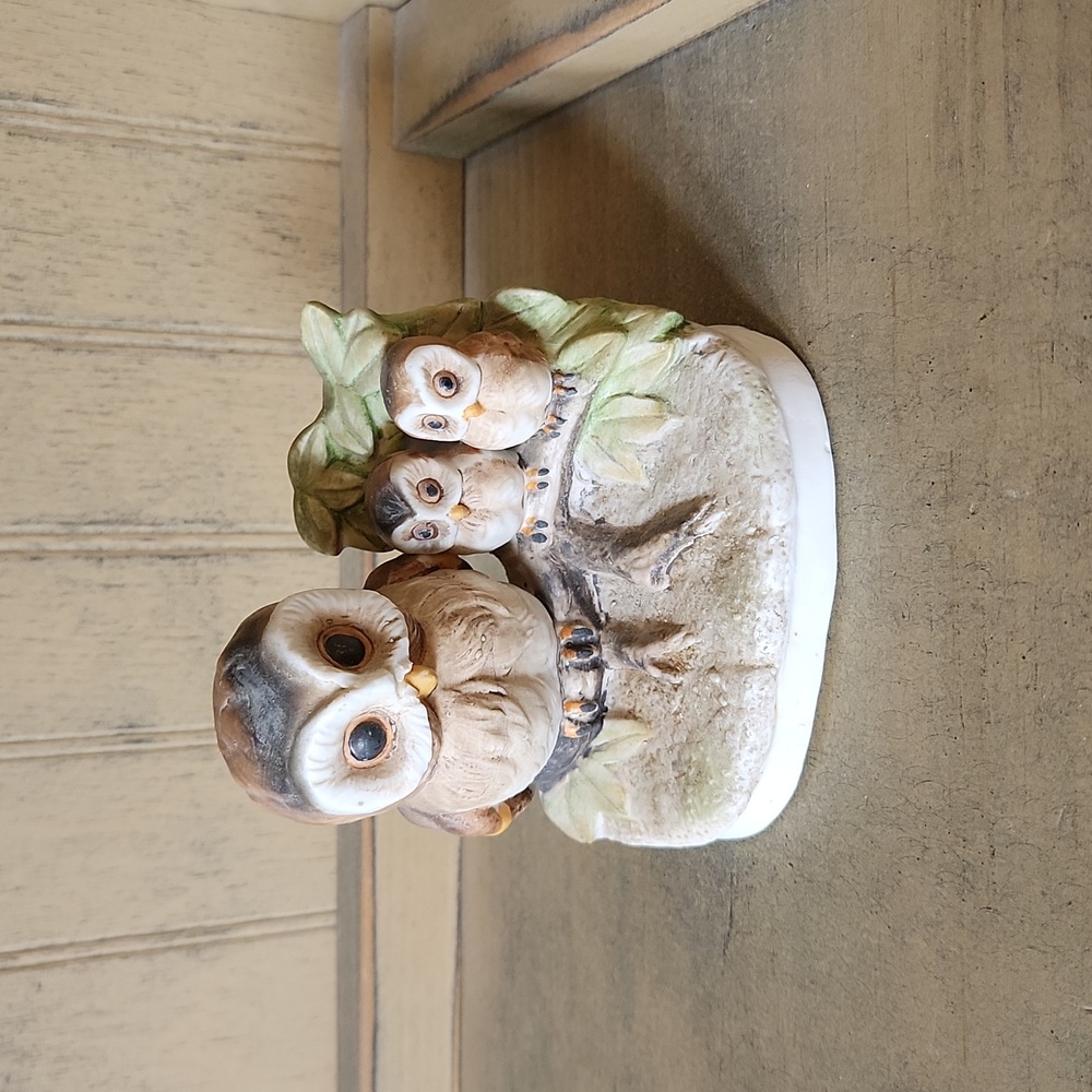 Vintage Home Interiors Owl Figurine